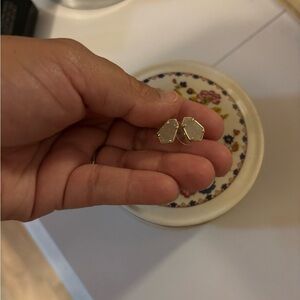 Kendra Scott Elegant Gold Drusy Earrings